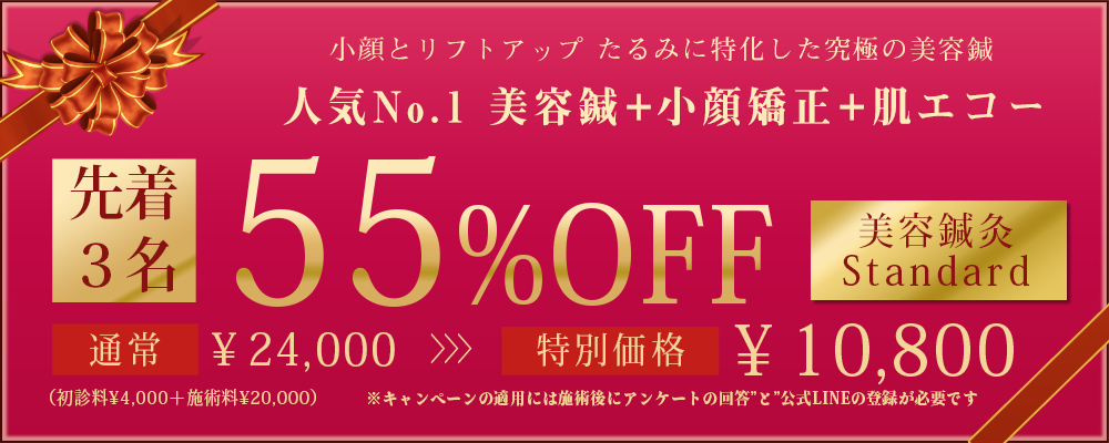 初回限定美容鍼灸クーポンベーシック